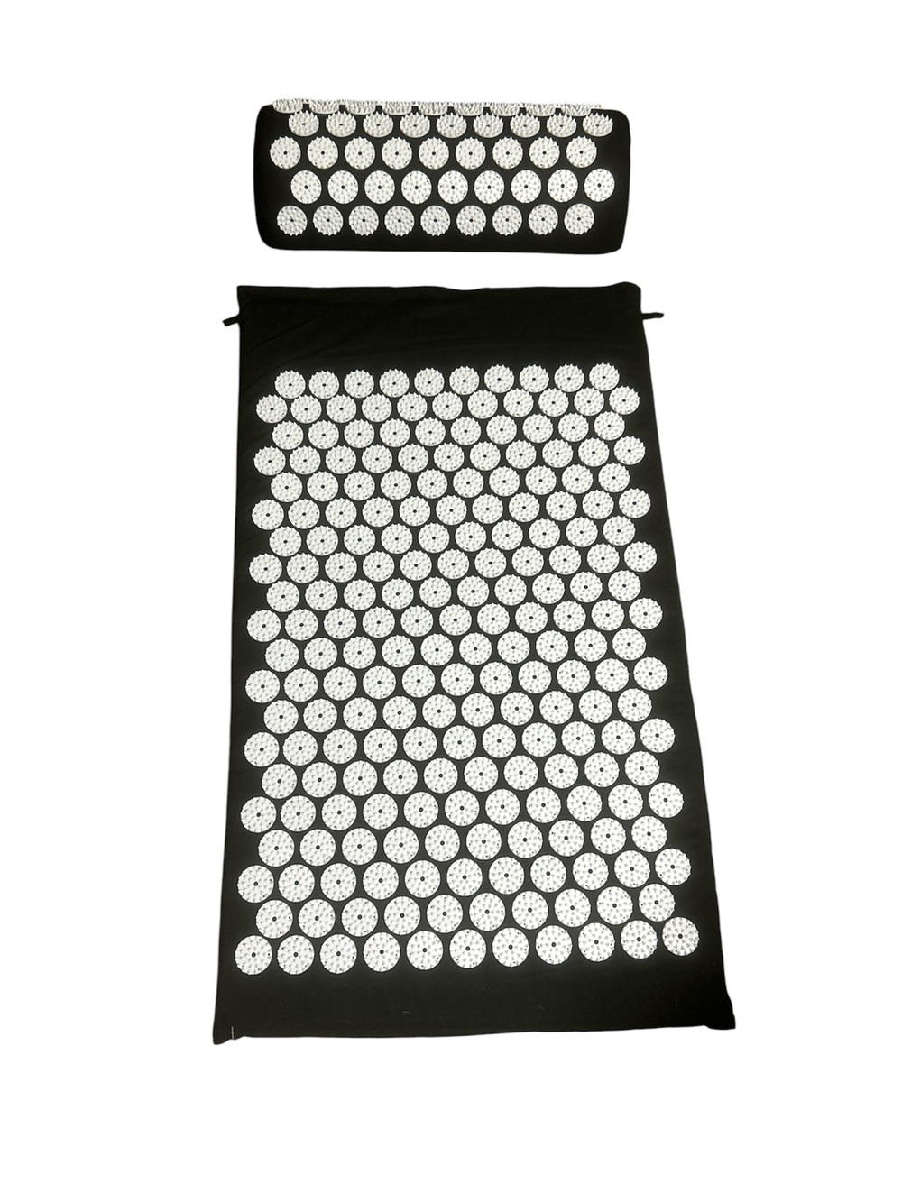 Acupressure Matt & Pillow Black/White NWOT